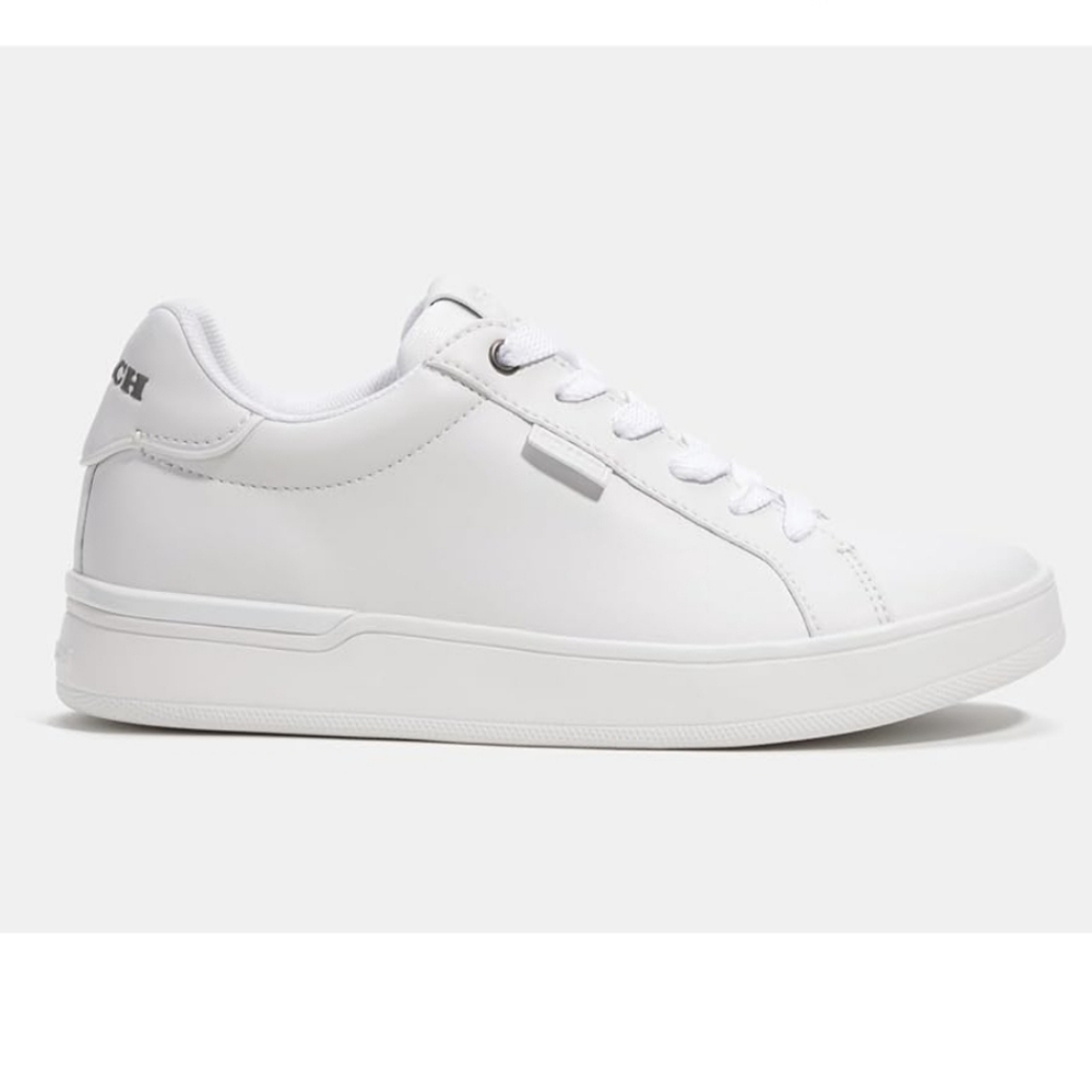 Coach White Leather Sneakers - Picture 5 of 7